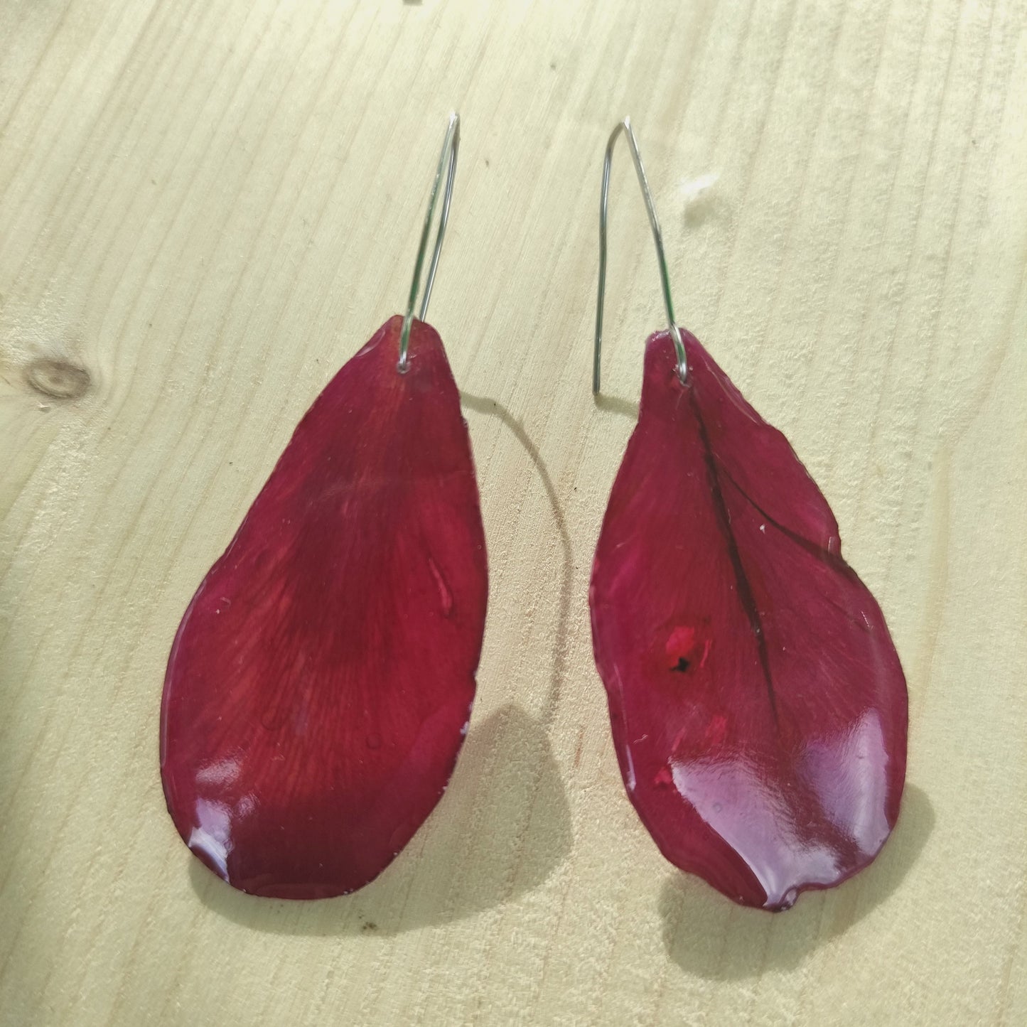 Обеци от божур